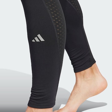 ADIDAS PERFORMANCE Skinny Workout Pants in Black