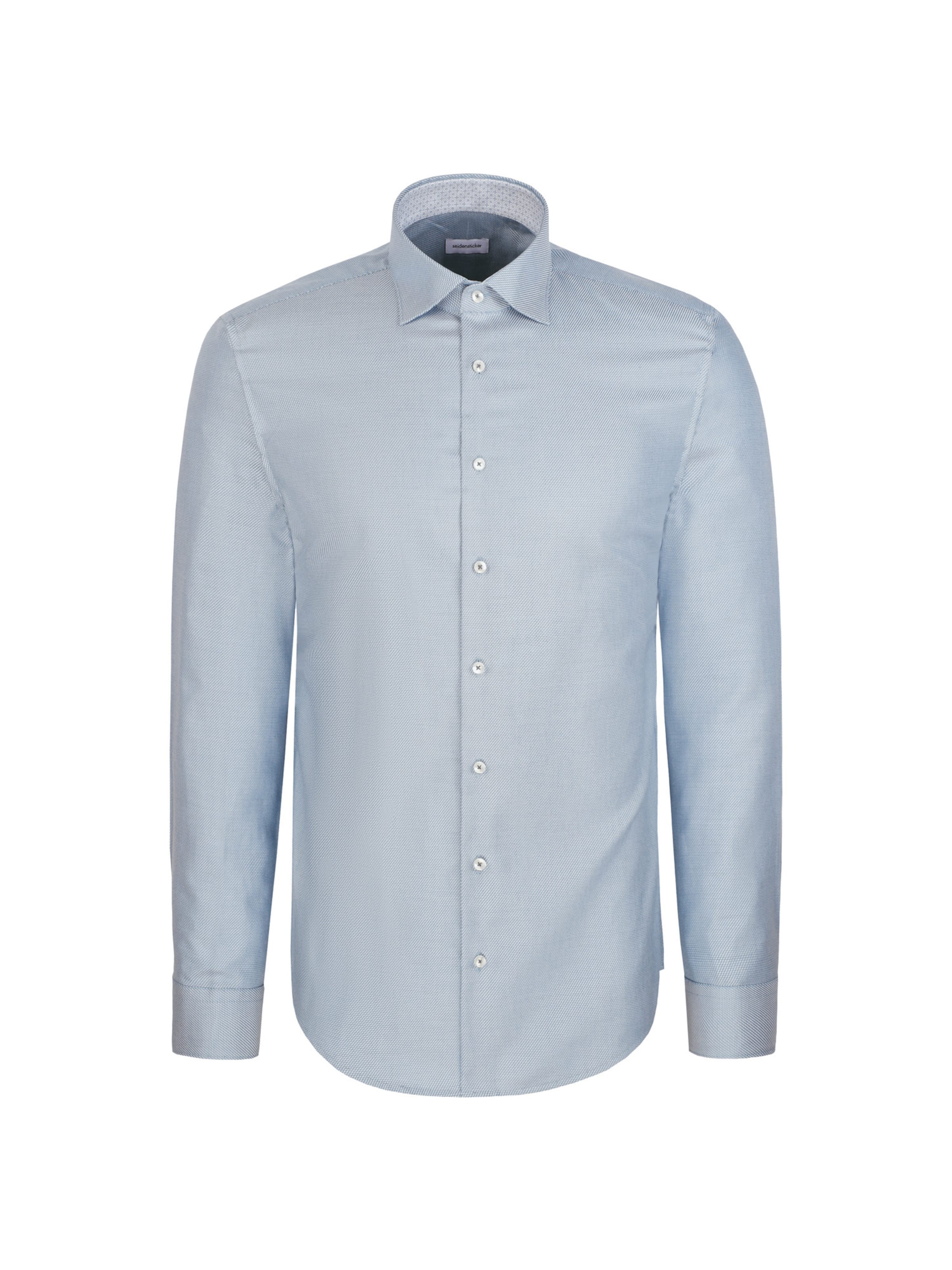 SEIDENSTICKER Slim fit Business shirt in Green: front