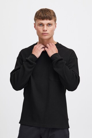 !Solid Sweatshirt 'Halwest' in Black: front