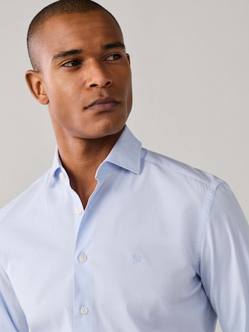 Hackett London Slim Fit Hemd in Blau