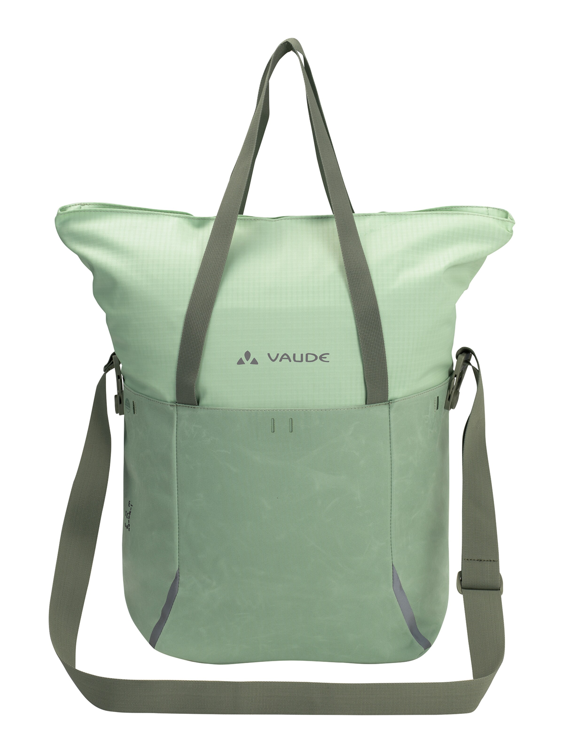 VAUDE Sporttasche 'CityShop Bike II' in Grün: Vorderseite