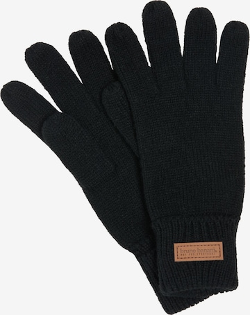 Gants ' CAIN ' BRUNO BANANI en noir : devant