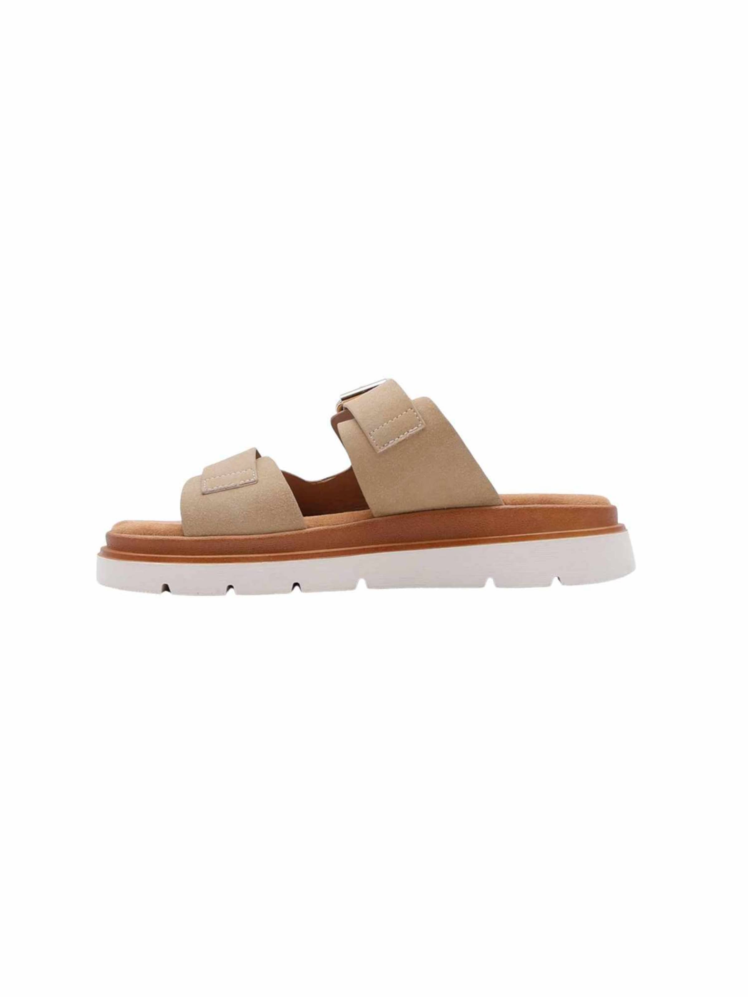 Sandales ' SOLENE ' Deeluxe en beige : devant