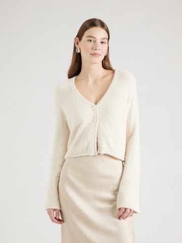 Cardigan 'Hampton' modström en beige : devant