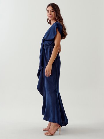 Tussah Cocktailjurk 'JAN' in Blauw