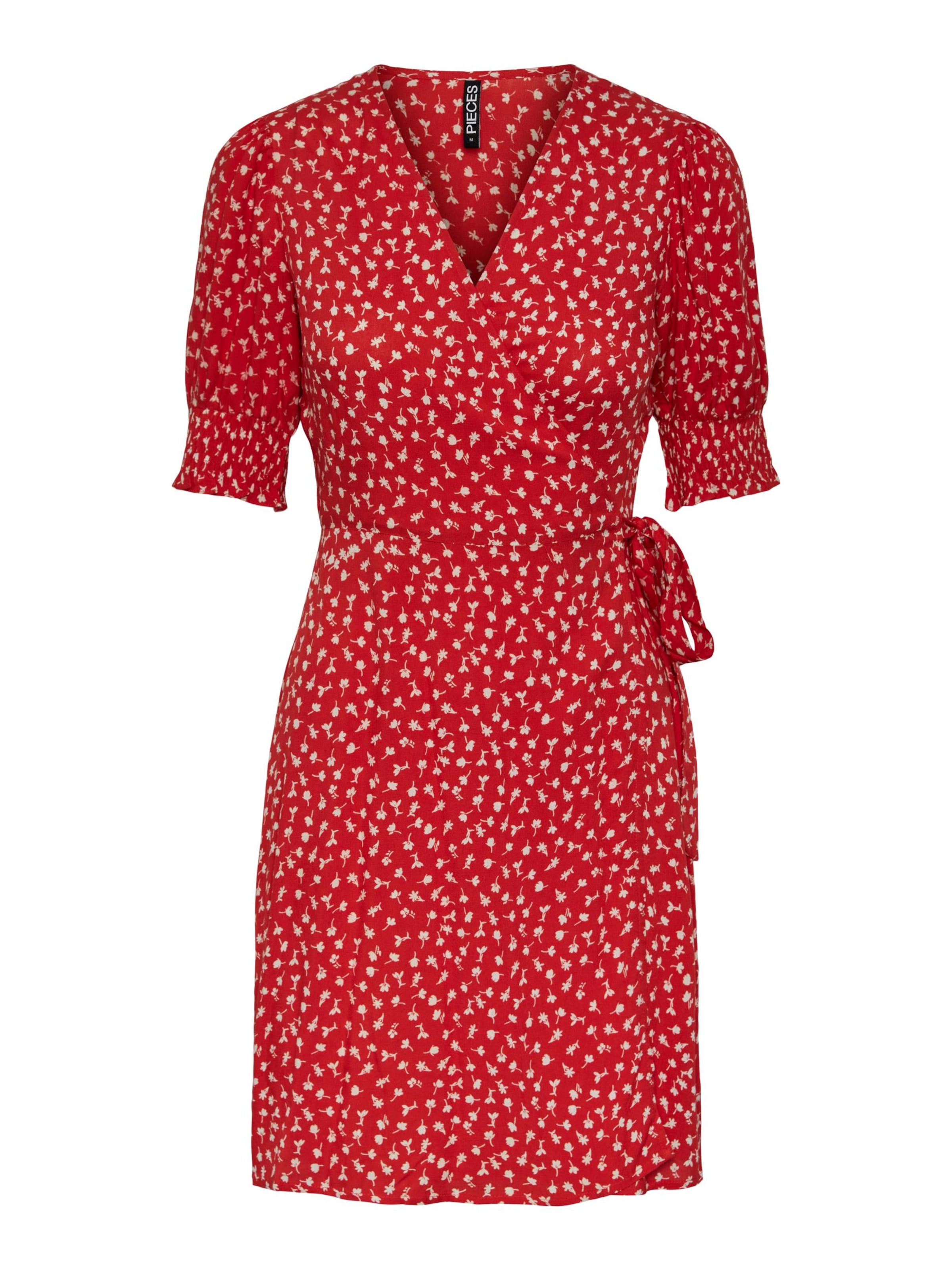 Abito 'Tala' di PIECES in rosso: frontale