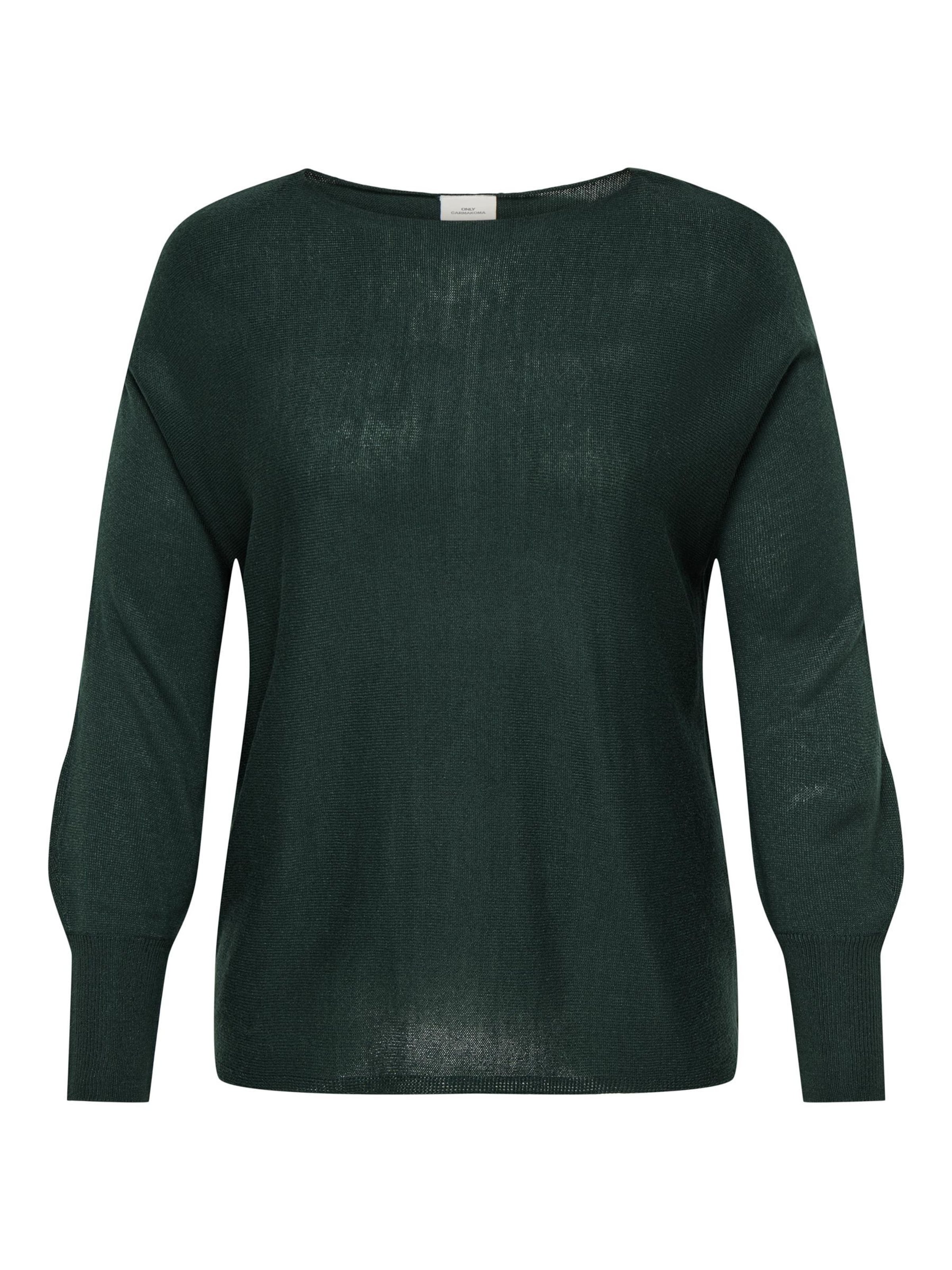 ONLY Carmakoma Sweater 'CARAIDA' in Green: front