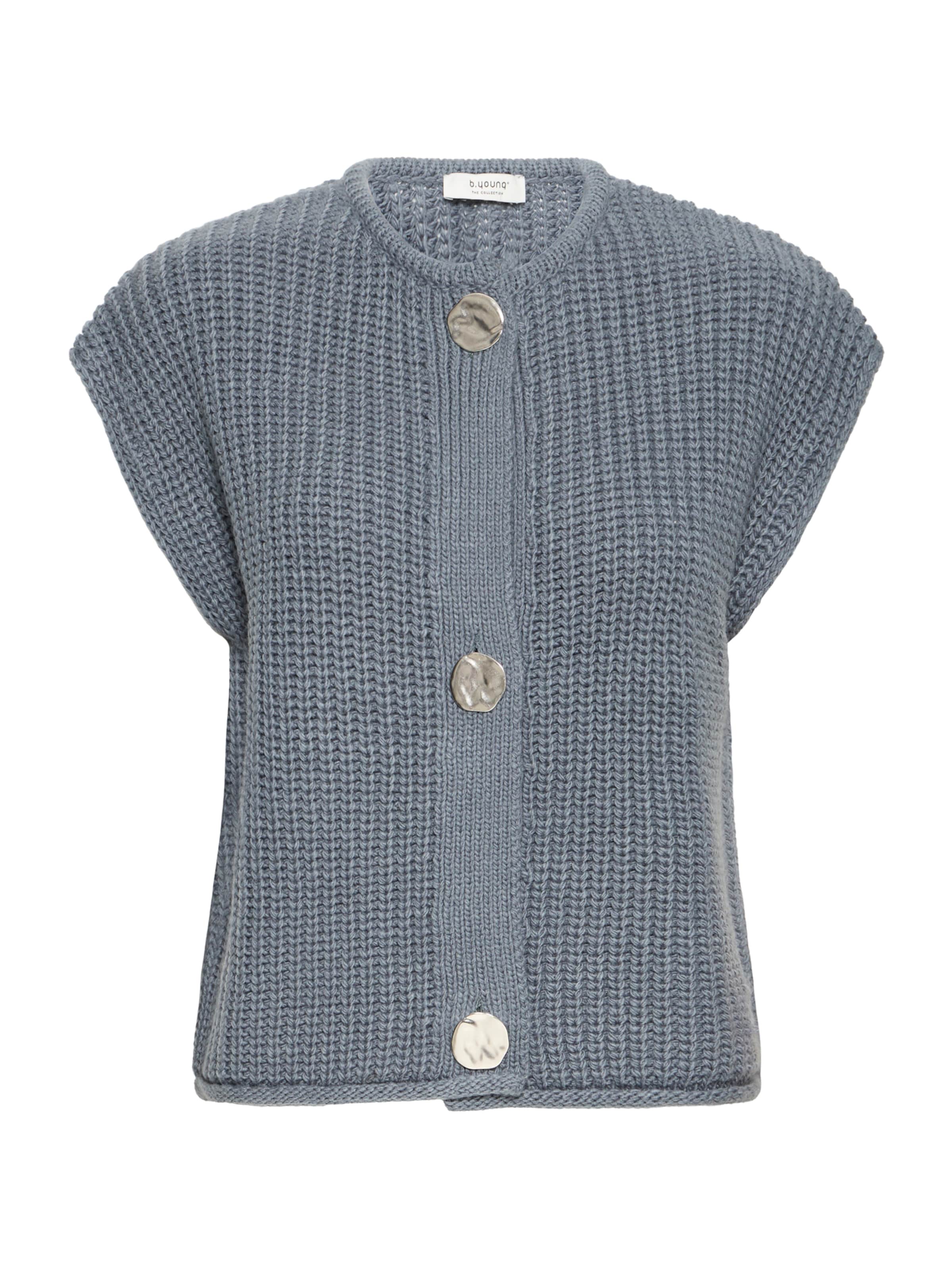 b.young Knit Cardigan 'BYNORMA' in Blue: front