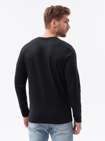 Ombre Shirt 'L136' in Zwart