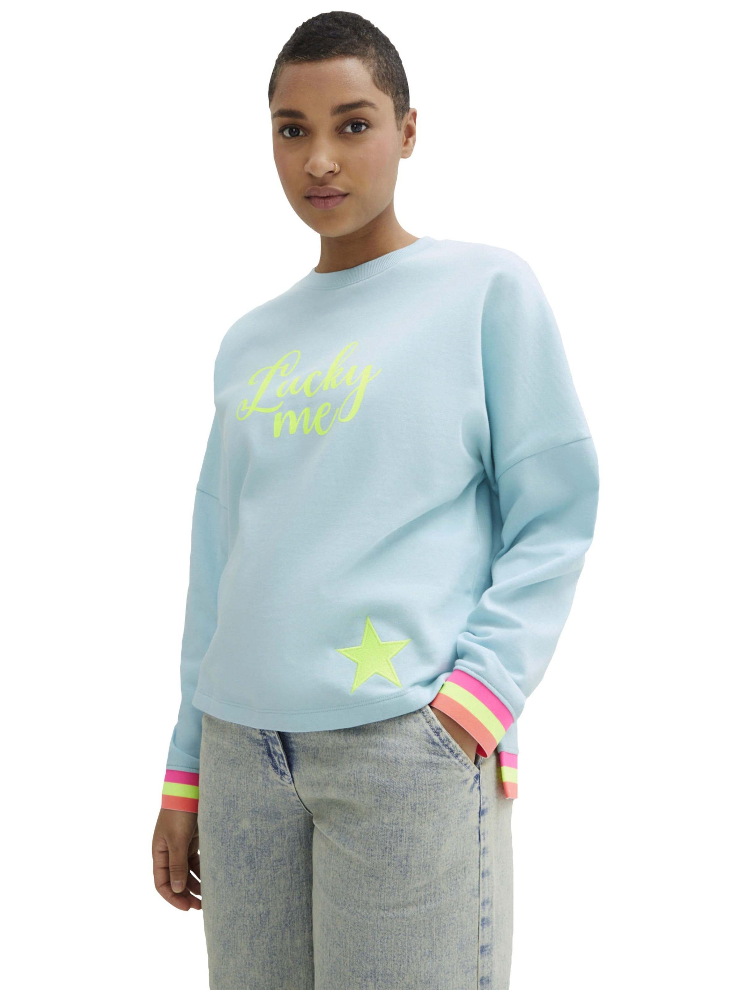 bonprix Sweatshirt in Blau: Vorderseite