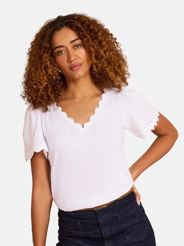 love & roses Shirt in Beige: front