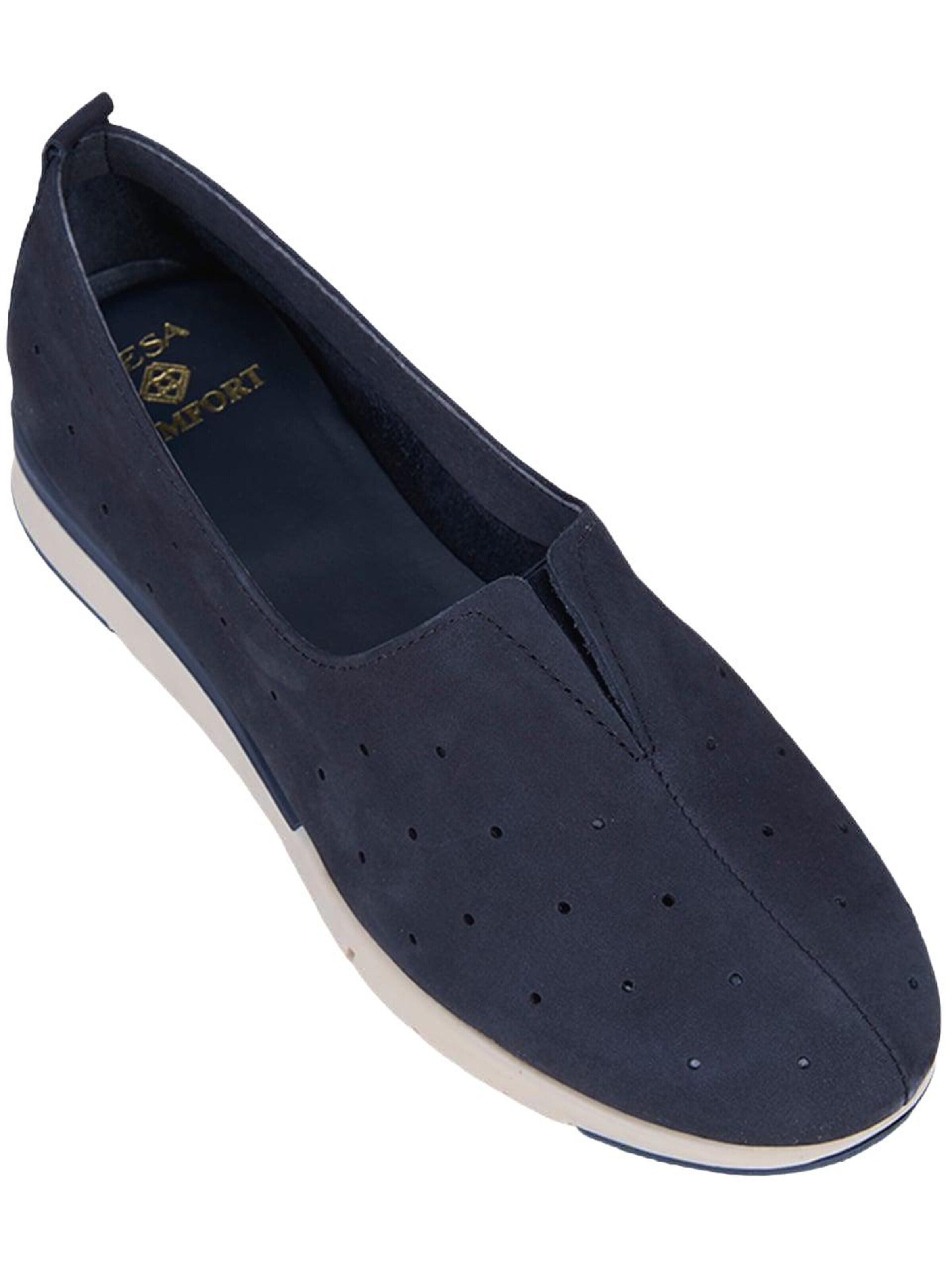 Desa - Zapatos bajos 'DESA Damen DesaComfort Nubukleder Alltagsschuhe' en azul