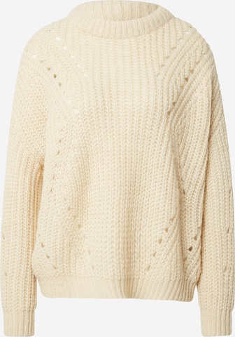 Grace & Mila Sweater 'Dustin' in Beige: front