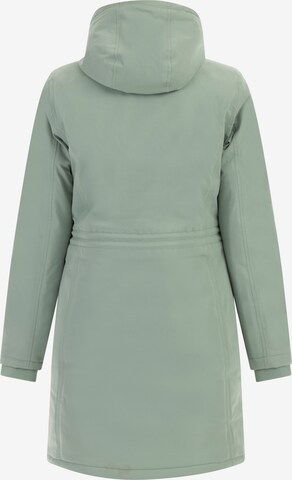 Manteau fonctionnel Schmuddelwedda en vert