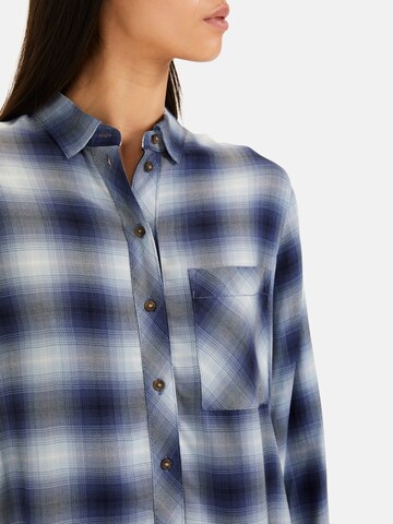 CAMEL ACTIVE Karobluse aus reiner Viskose in Blau