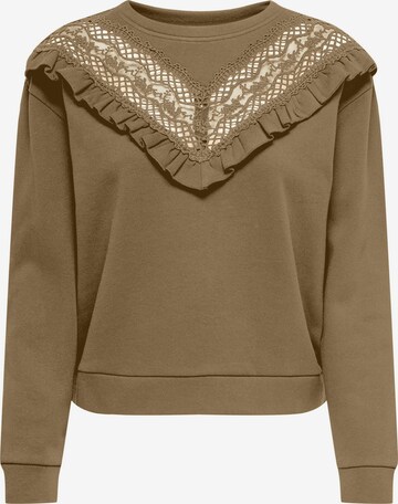 Sweat-shirt JDY en marron : devant