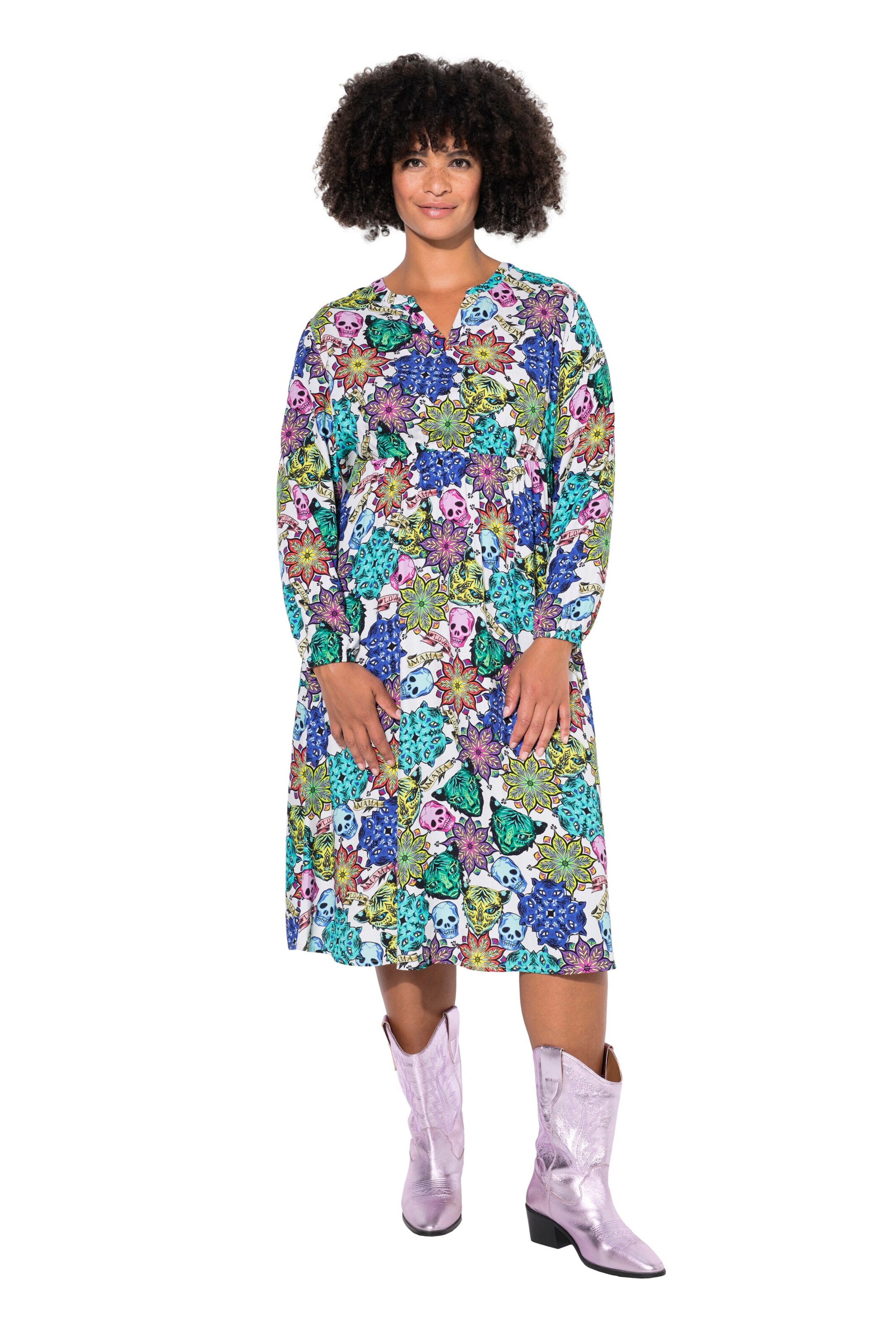 Angel of Style Jurk in Blauw: voorkant