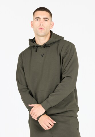 Virtus Sportsweatshirt 'Taro' in Grau: Vorderseite