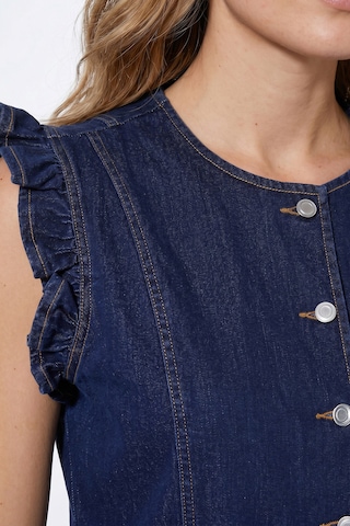 Angel of Style Vest in Blue