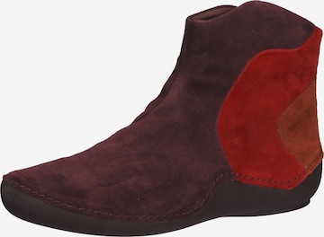 Bottines THINK! en rouge : devant