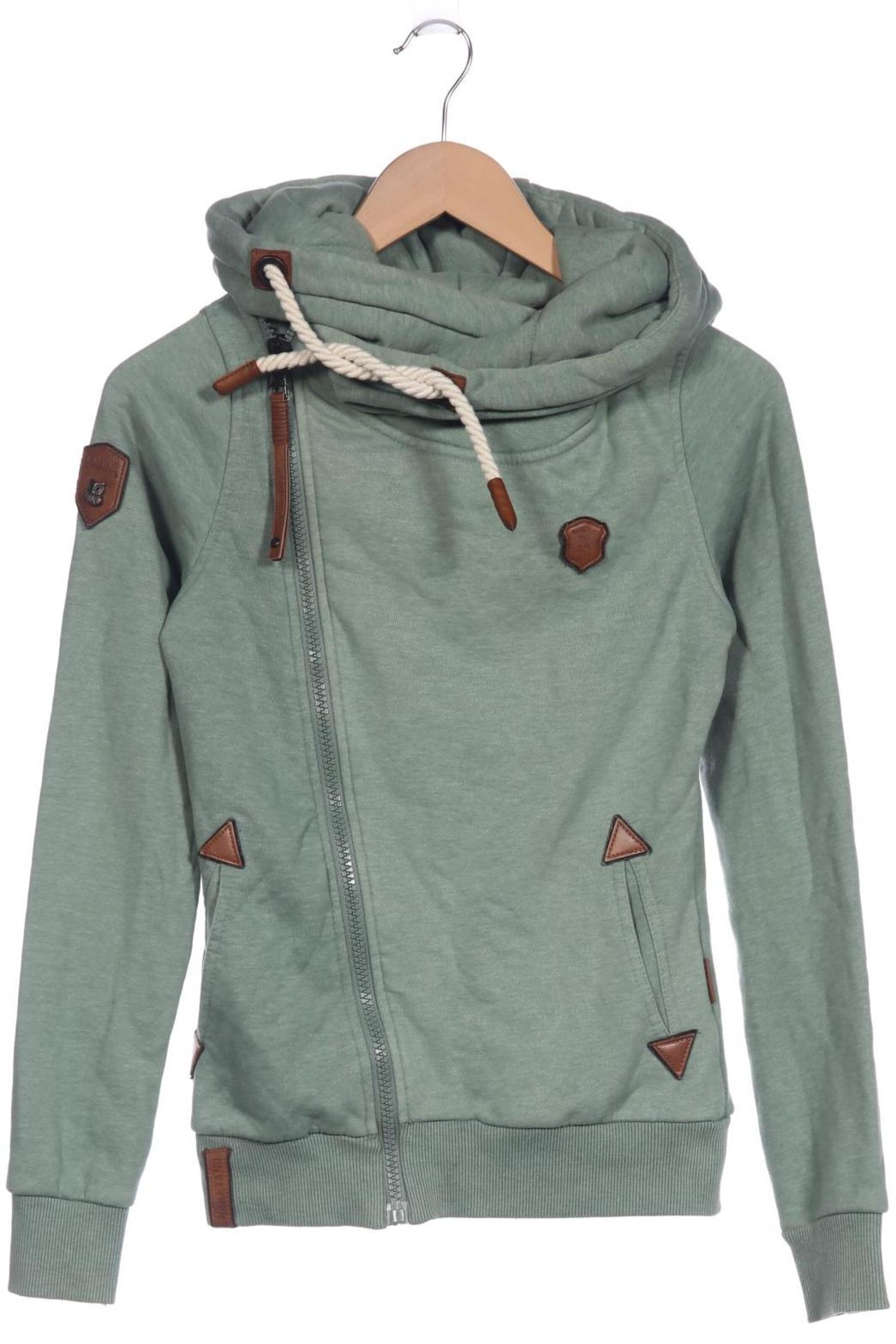 Zipper Naketano Sweatjacke Damen Mint Oma Melange Naketano