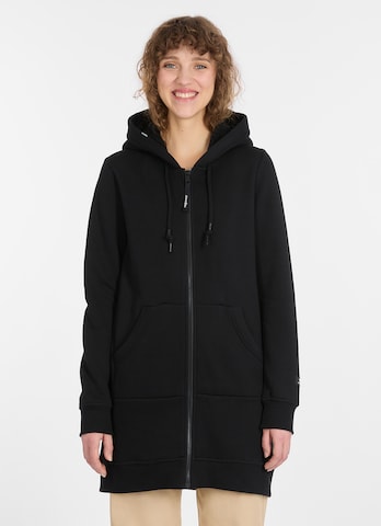 Ragwear Sweatjacke in Schwarz: Vorderseite