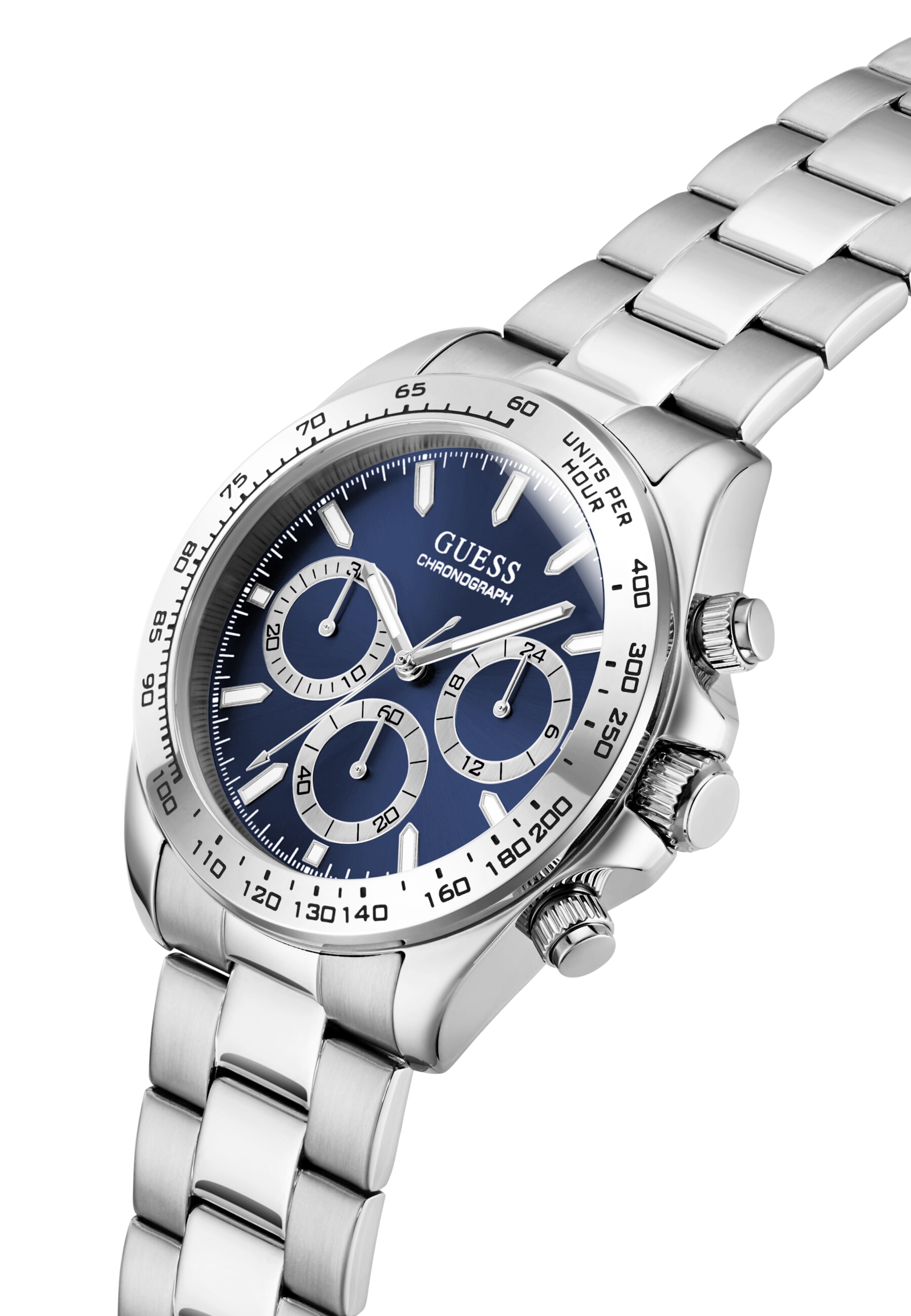 GUESS Analog watch ' ARTHUR ' in Silver