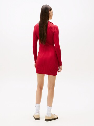 Tommy Jeans Strickkleid in Rot