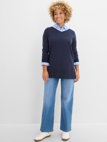 bonprix Pullover in Blau
