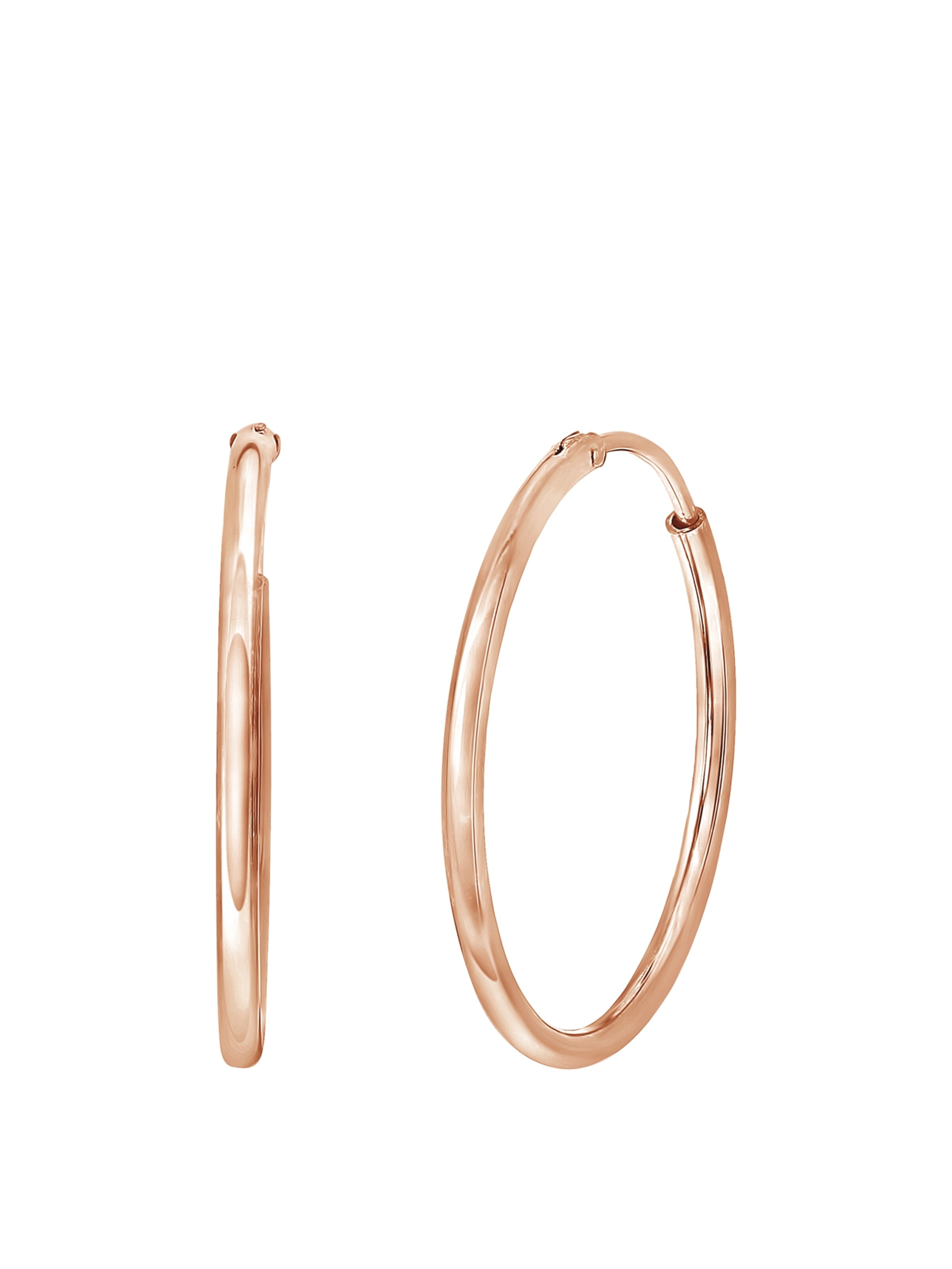 Lucardi Earrings in Gold: front