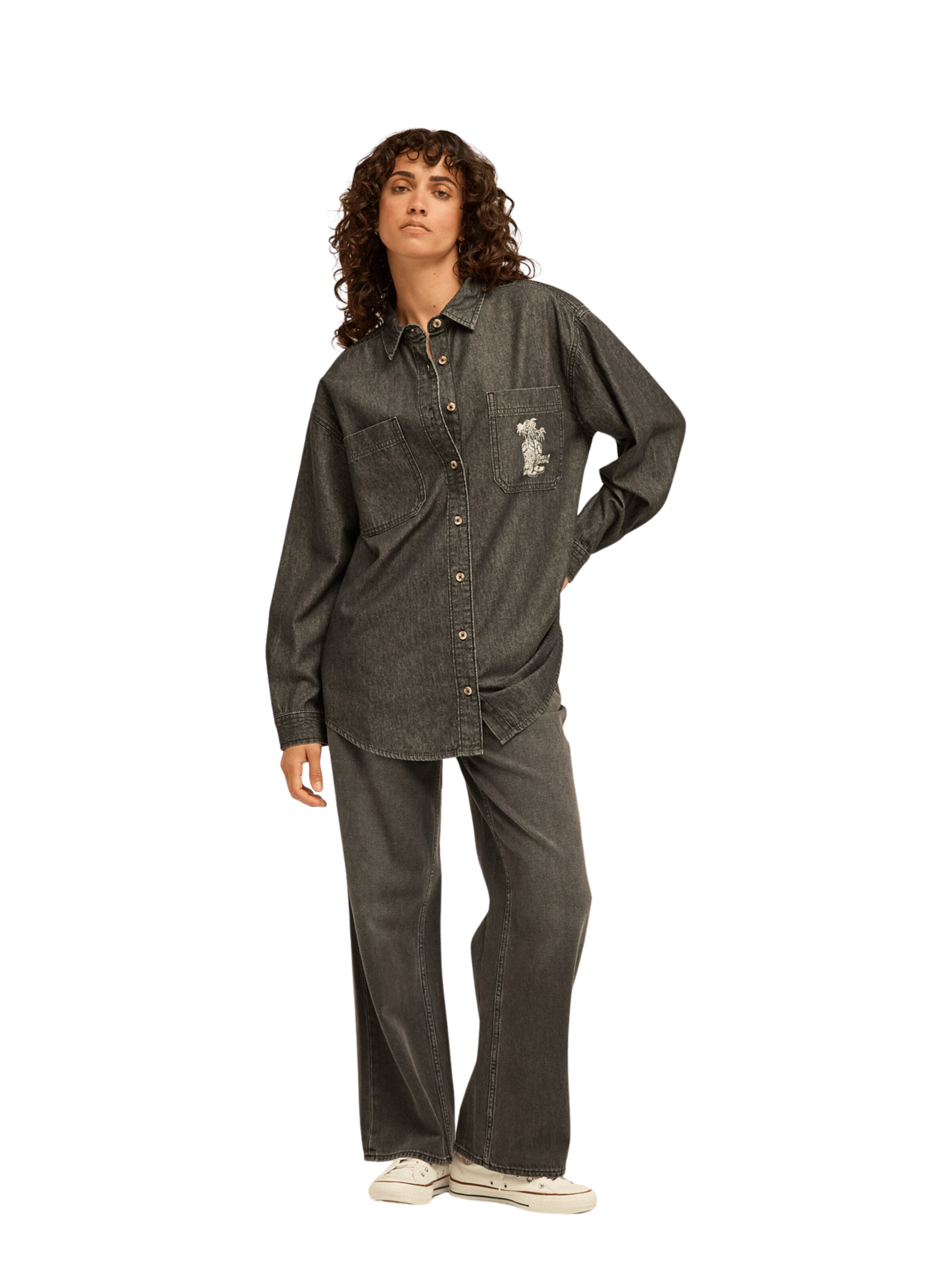 BILLABONG Bluse in Schwarz