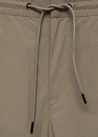 MANGO MAN Regular Pants 'Moon' in Green