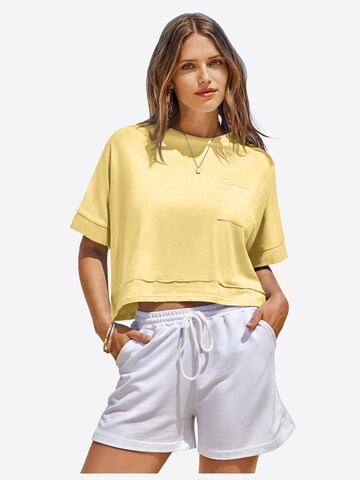 T-shirt Imily Bela en jaune : devant