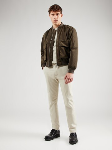 Calvin Klein Slimfit Chino hlače | siva barva