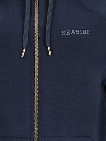Seaside Sweat jacket 'Lounge' in Blue