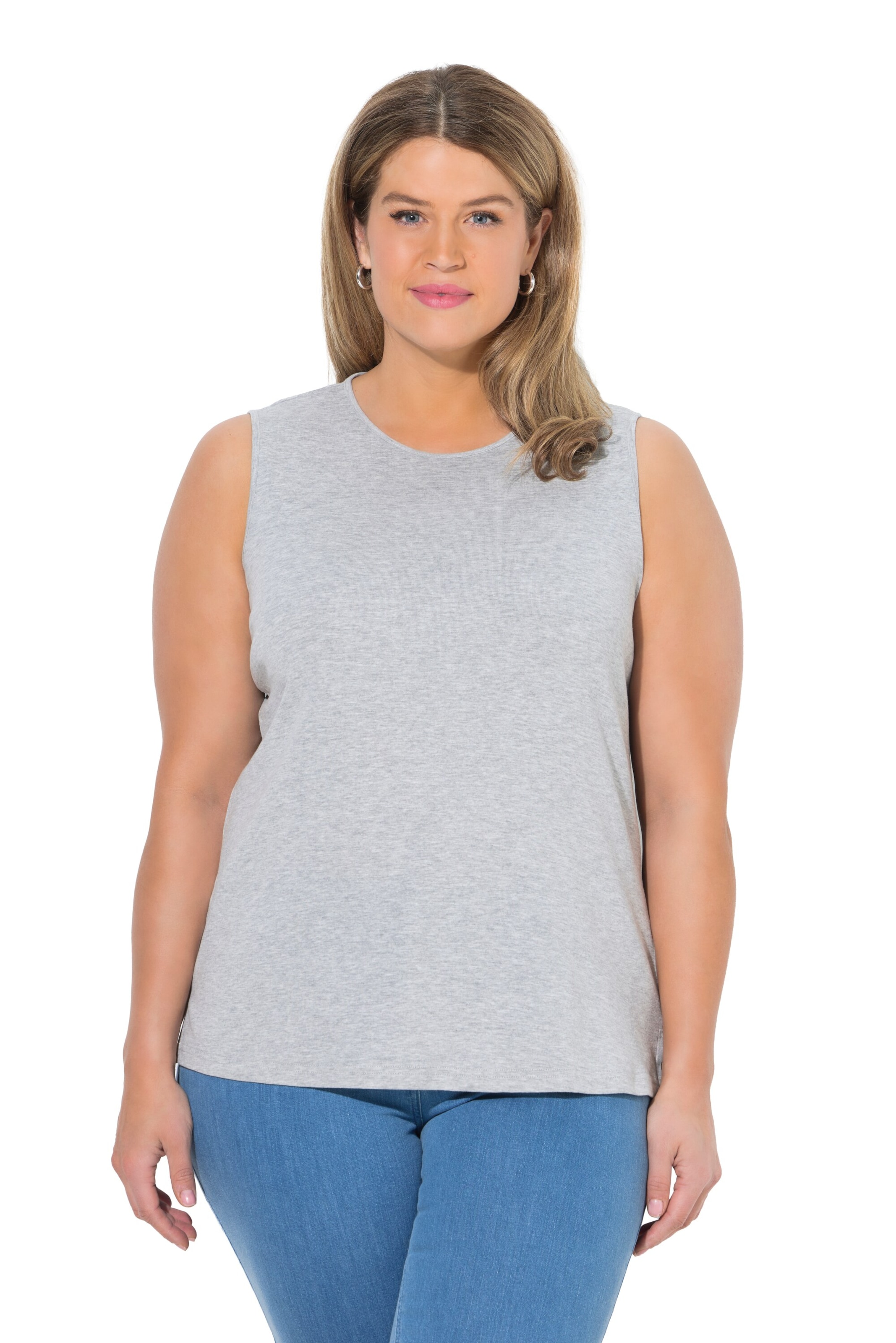 Ulla Popken Top in Grey: front