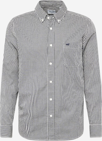 MUSTANG Regular fit Button Up Shirt 'Clemens' in Blue: front