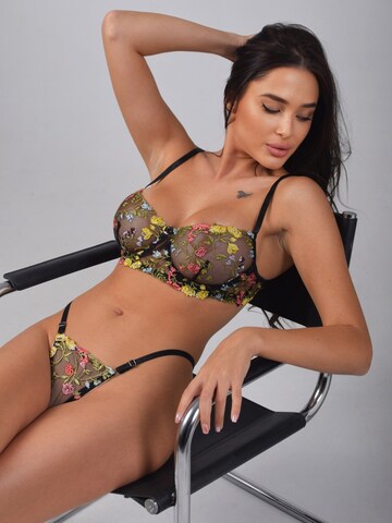 Orchibelle Balconette Underwear Sets 'Dayana' in Black