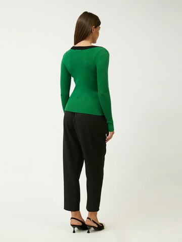 Pull-over Influencer en vert