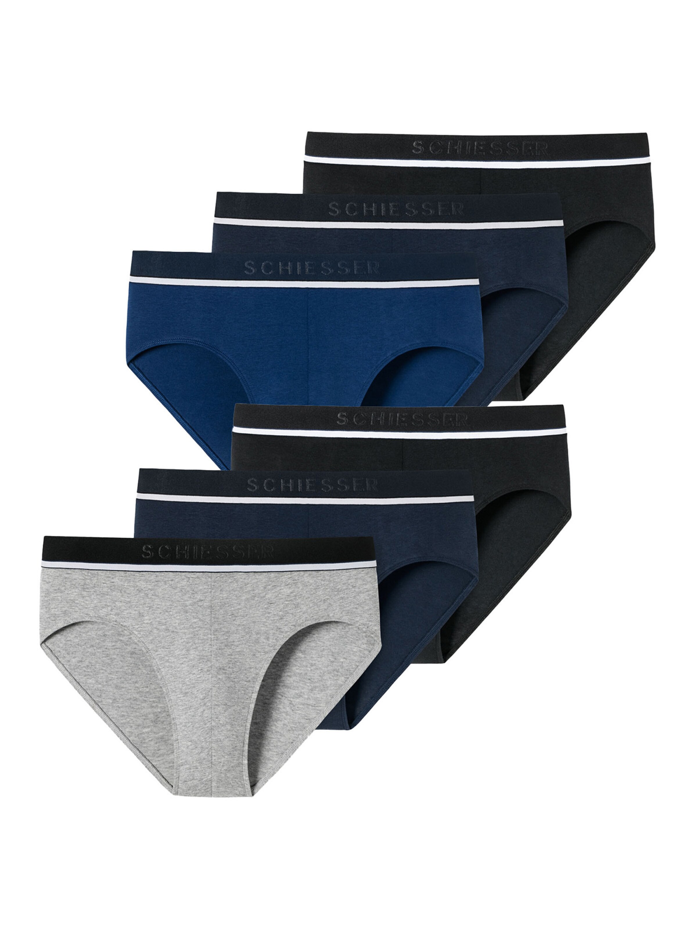 Slip ' 95/5 Organic Cotton ' SCHIESSER en mélange de couleurs : devant