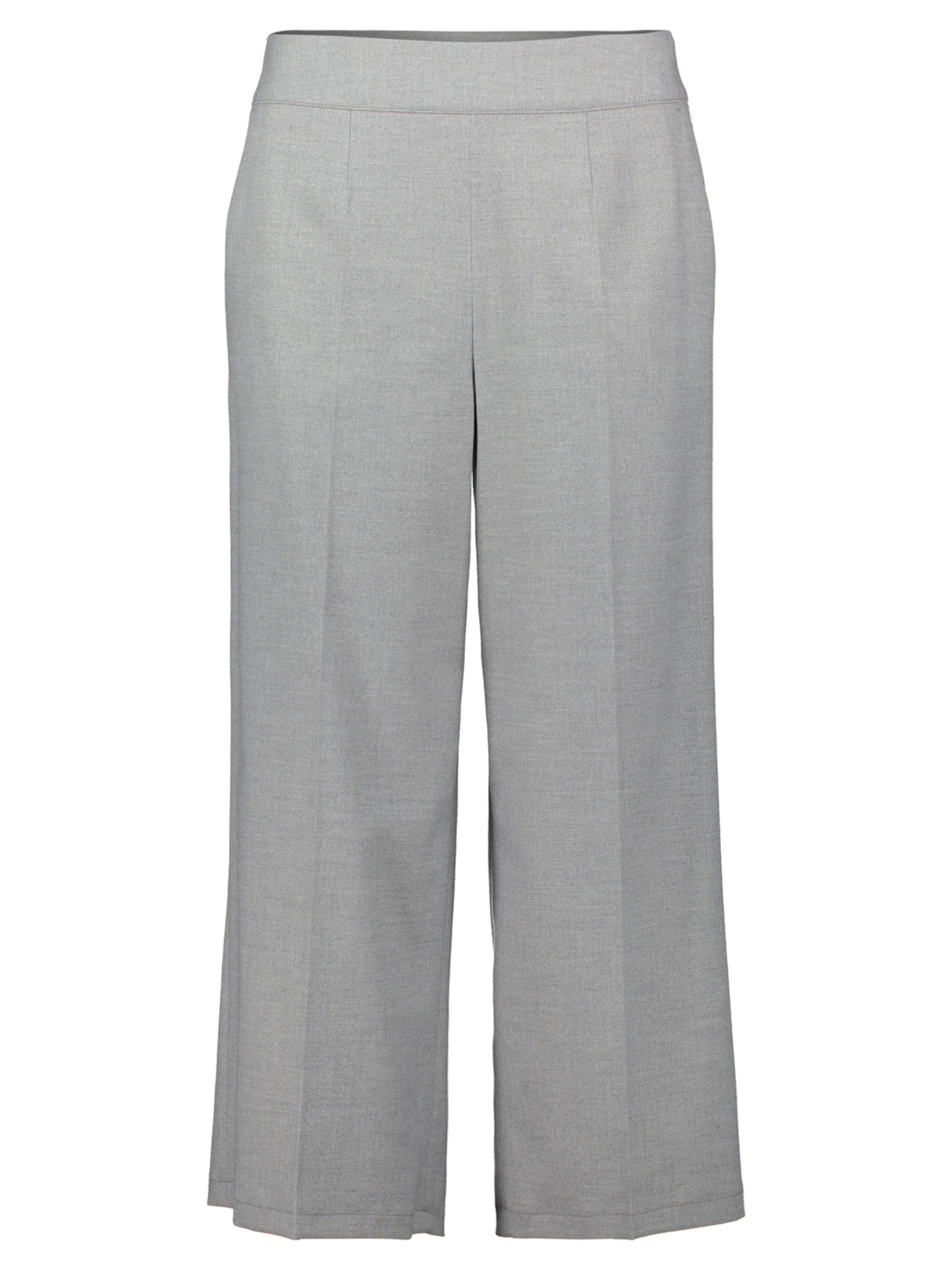 Betty Barclay Loose fit Trousers with creases in Grey: front