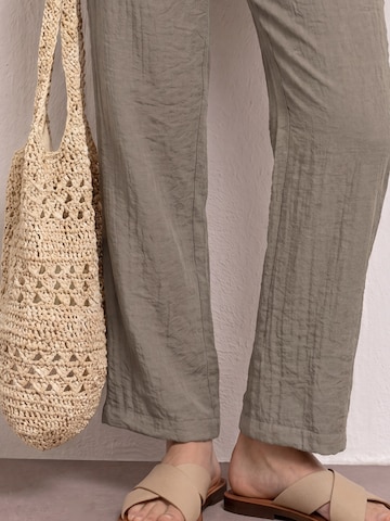 Wide leg Pantaloni de la STREET ONE pe bej
