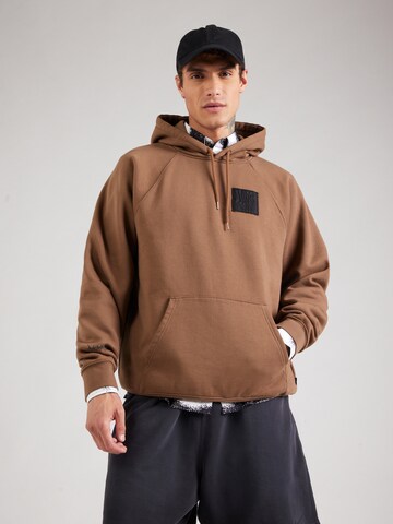 VANS Sweatshirt 'Craggy Peaks' in Bruin: voorkant