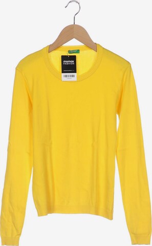 UNITED COLORS OF BENETTON Sweater & Cardigan in S in Yellow: front