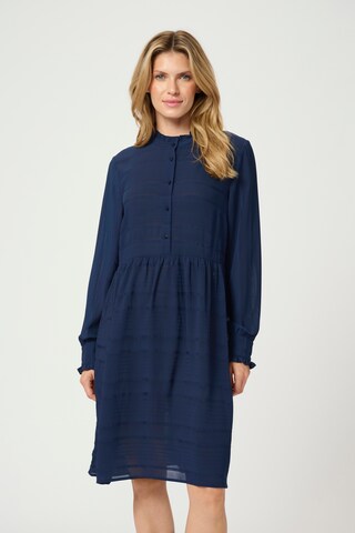 Cream Kleid in Blau: Vorderseite