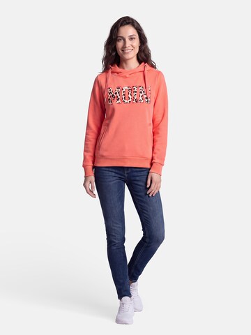 salzhaut Sweatshirt 'Sünn - Moin' in Oranje: voorkant