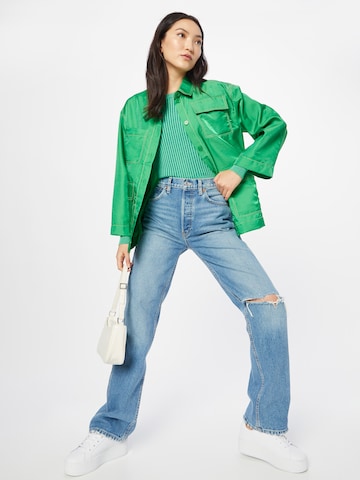 RE/DONE Regular Jeans '90S HIGH RISE LOOSE' in Blau