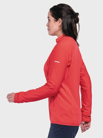 Schöffel Athletic fleece jacket 'Style Cascata' in Red