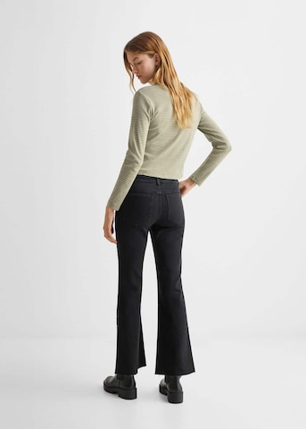 MANGO TEEN Flared Jeans 'Tachas' i svart