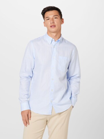 Tiger of Sweden Regular fit Button Up Shirt 'SANKT' in Blue: front